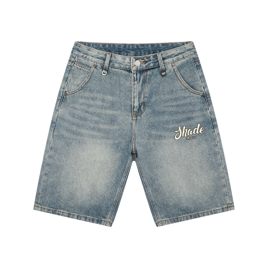 Men's Vintage Wash Denim Shorts