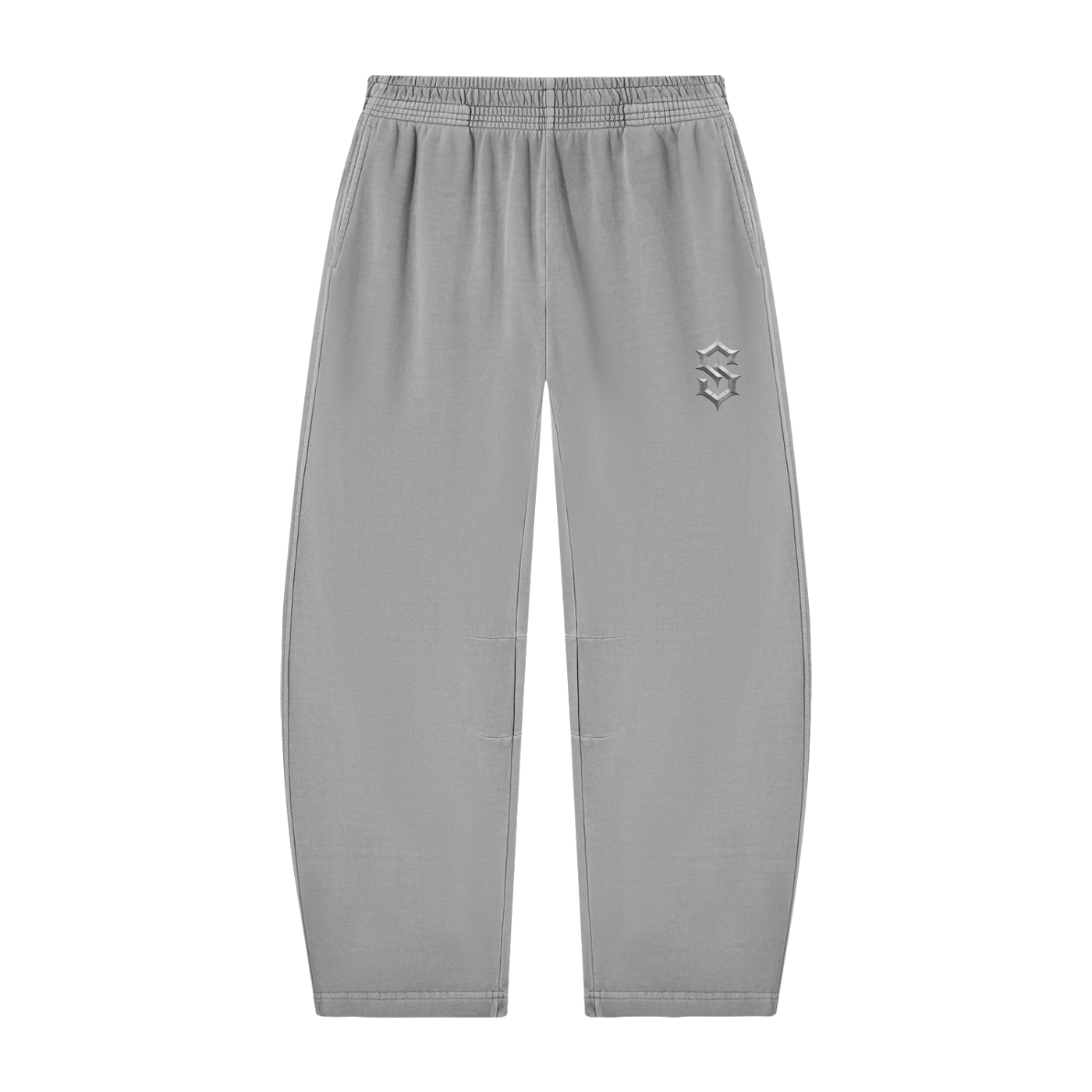 Unisex Vintage Washed Barrel Leg Sweatpants