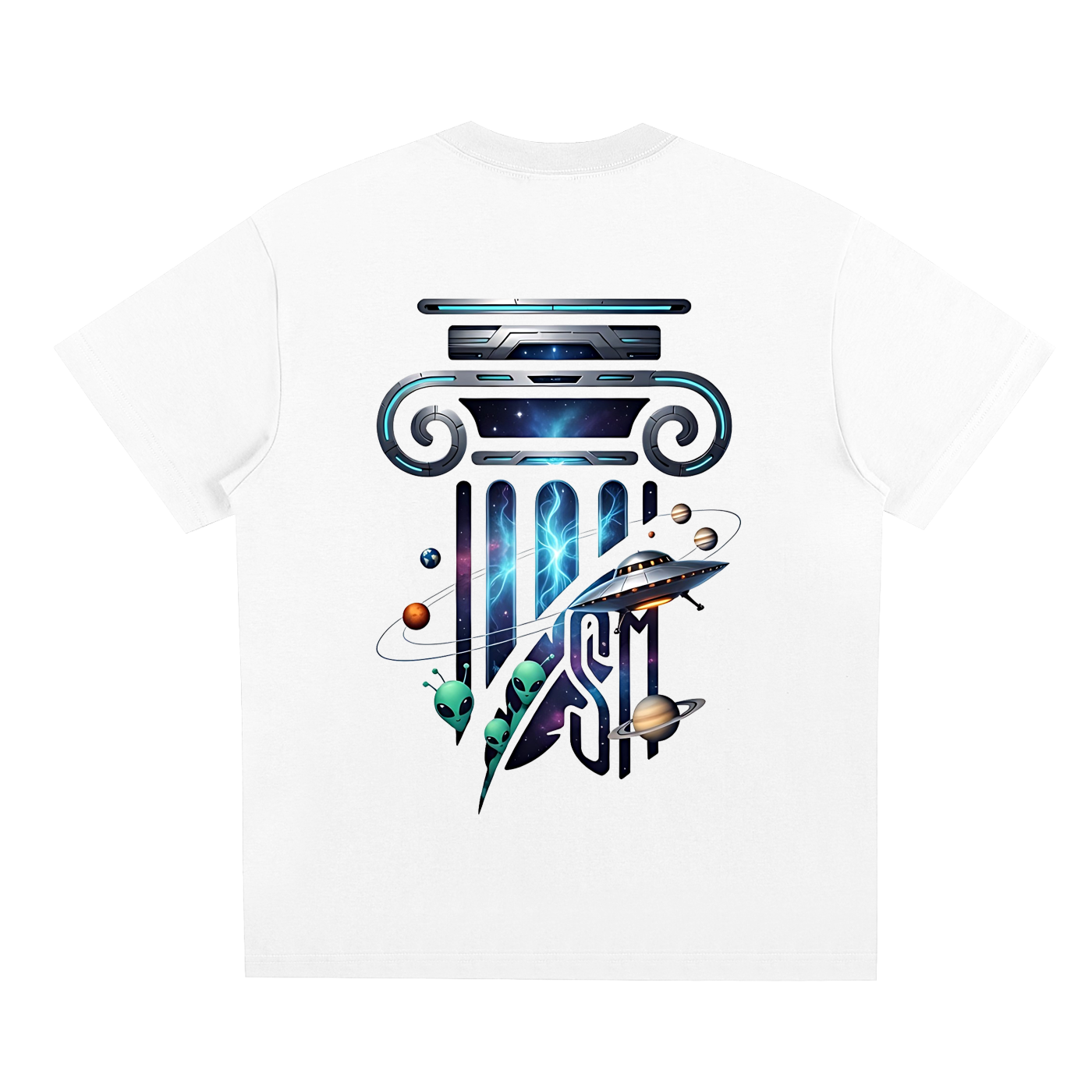 Blue UFO Sorona Quick-Dry Cooling T-Shirt