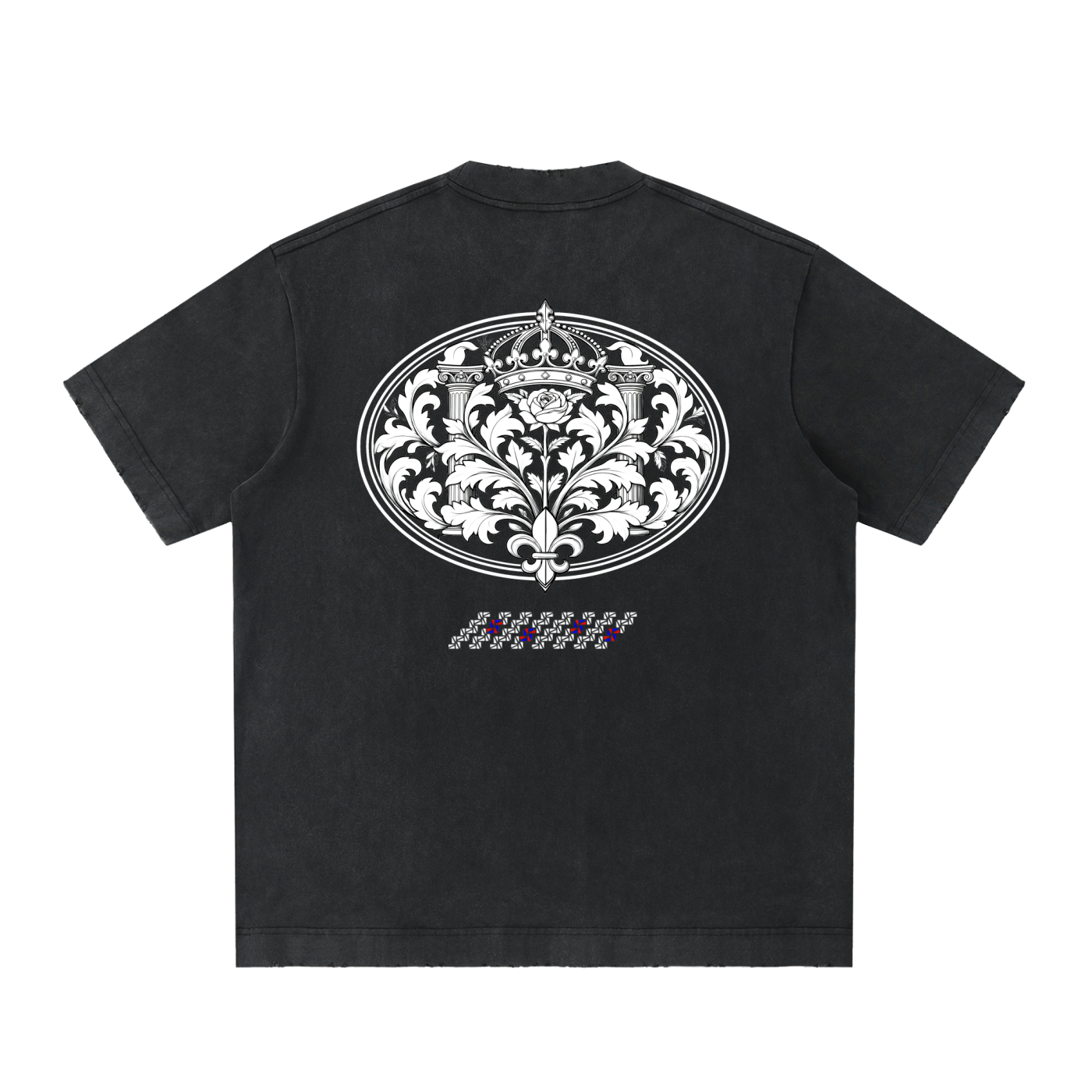 Heavyweight Vintage Washed Frayed T-Shirt