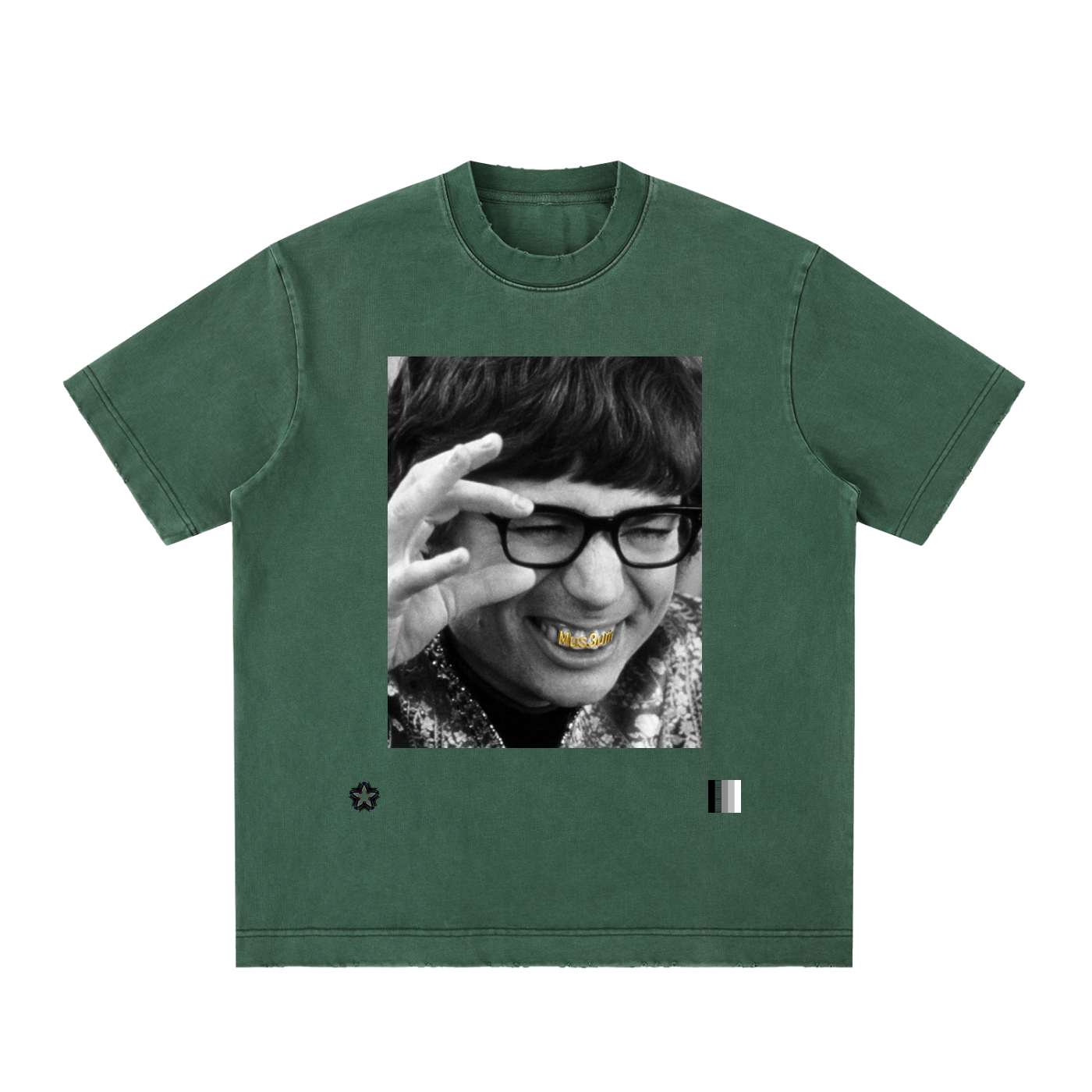 Heavyweight Vintage Washed Frayed T-Shirt