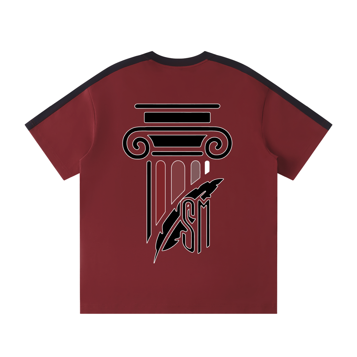 The Shires Unisex Colorblock Striped T-Shirt