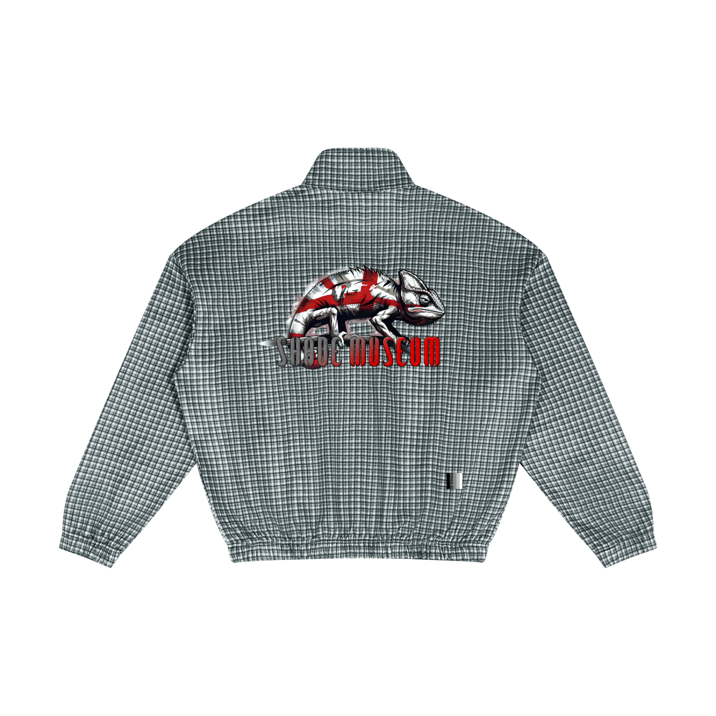 Unisex Plaid Quarter-Zip Sweatshirt