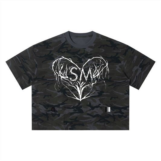 Unisex Camo Boxy T-Shirt