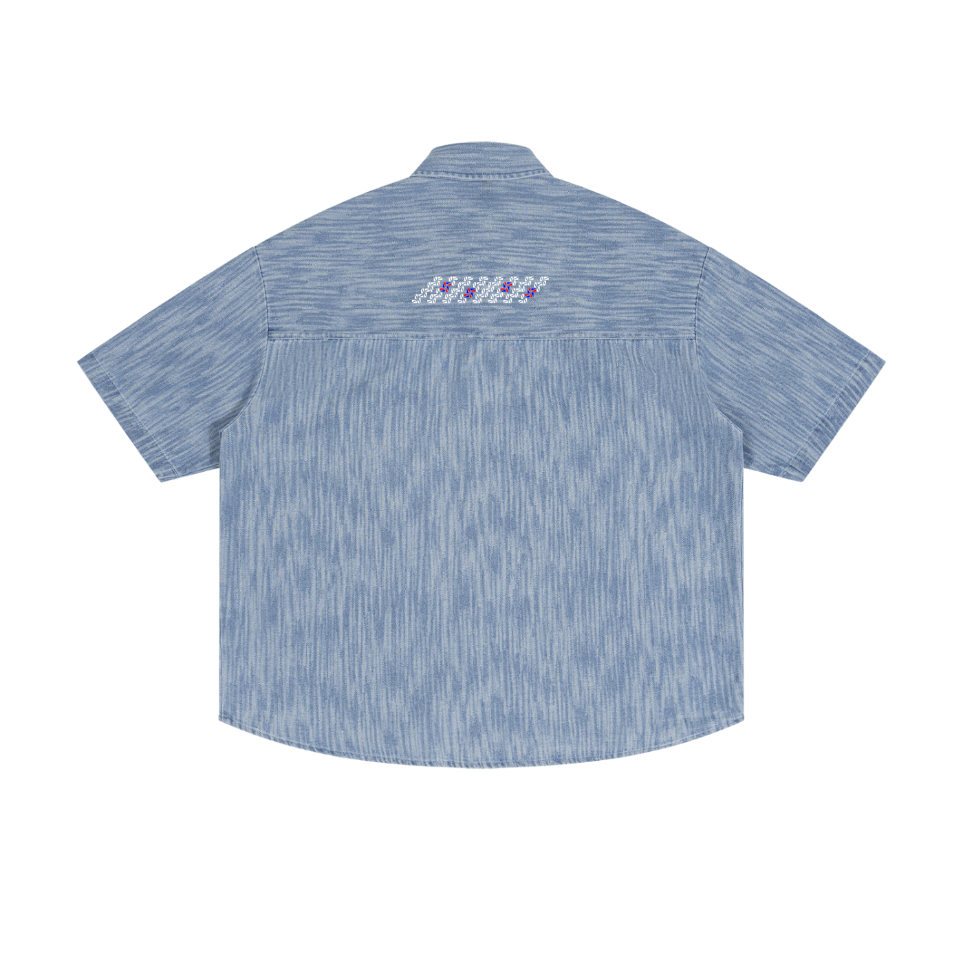 Unisex Boxy Vintage Wash Denim Shirt