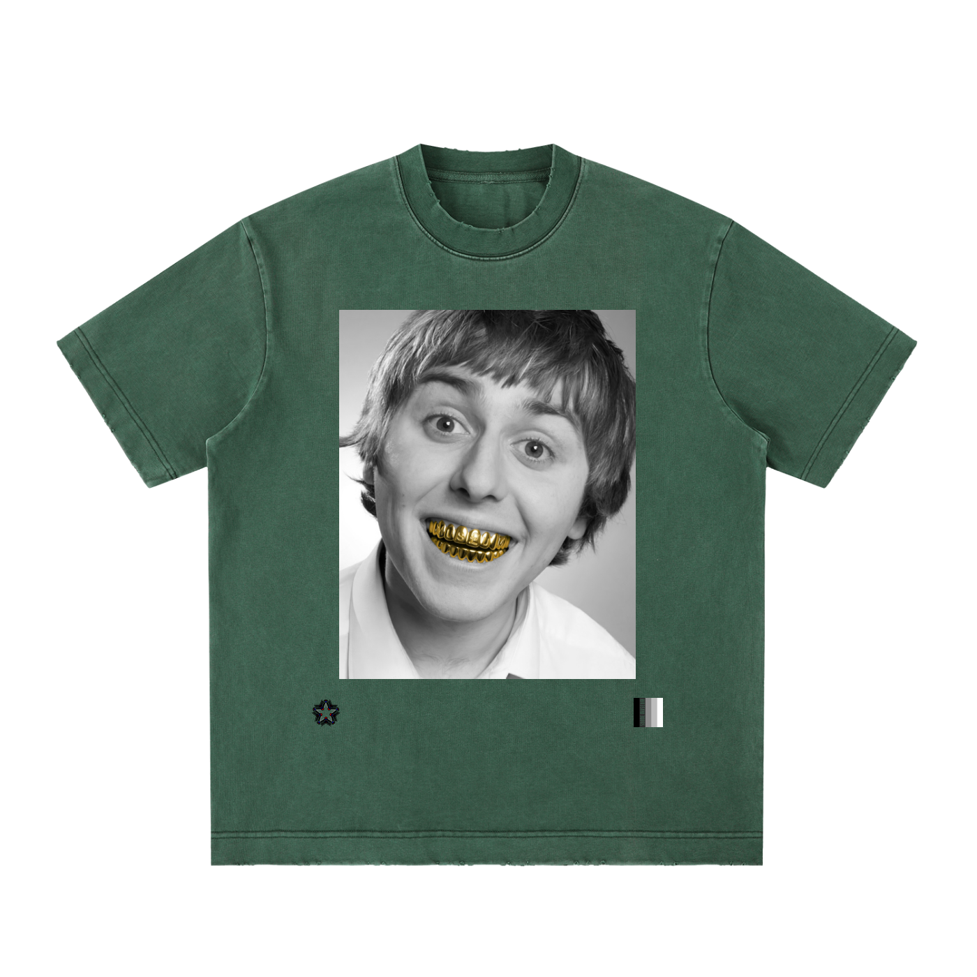 Heavyweight Vintage Washed Frayed T-Shirt