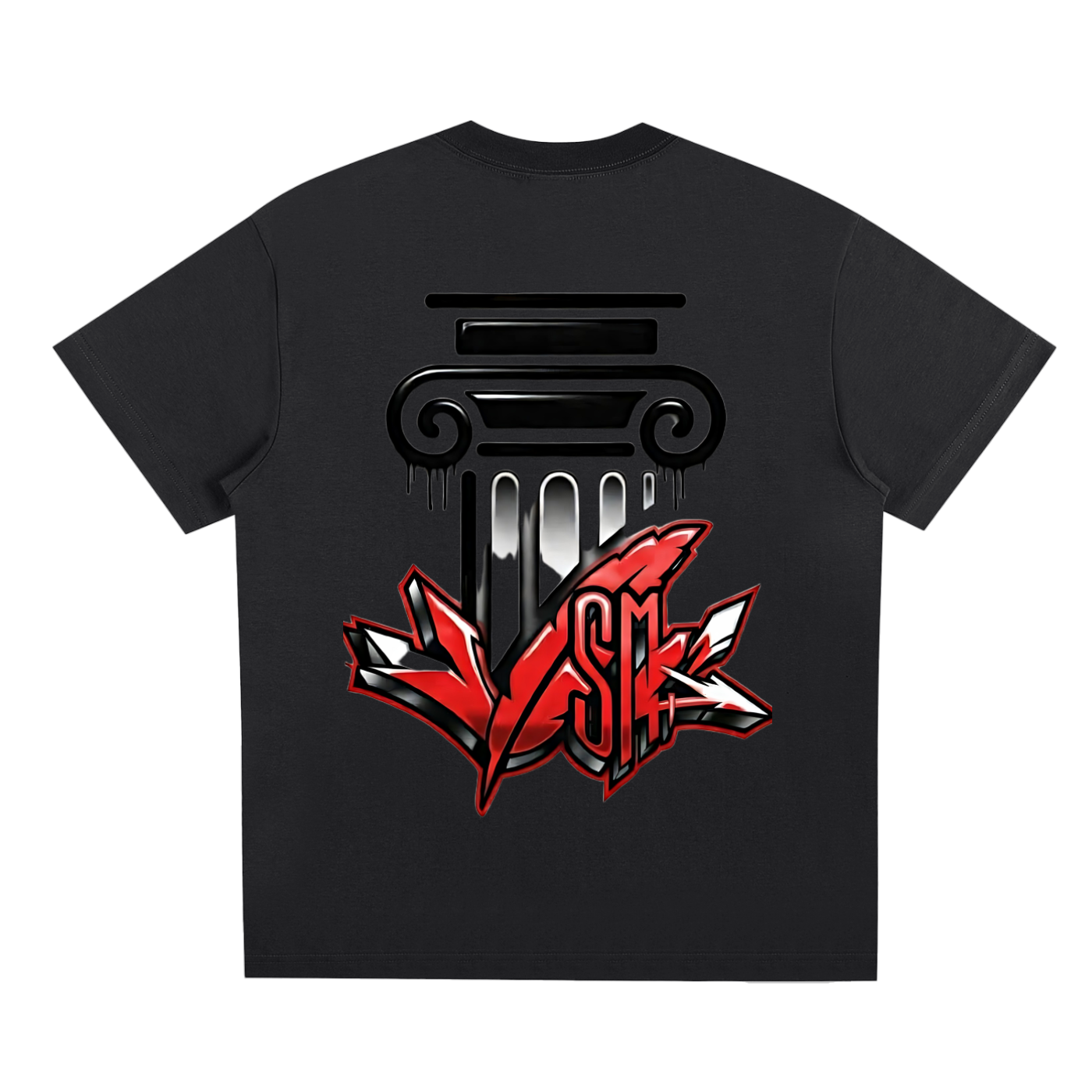 Red Grafitti Sorona Quick-Dry Cooling T-Shirt