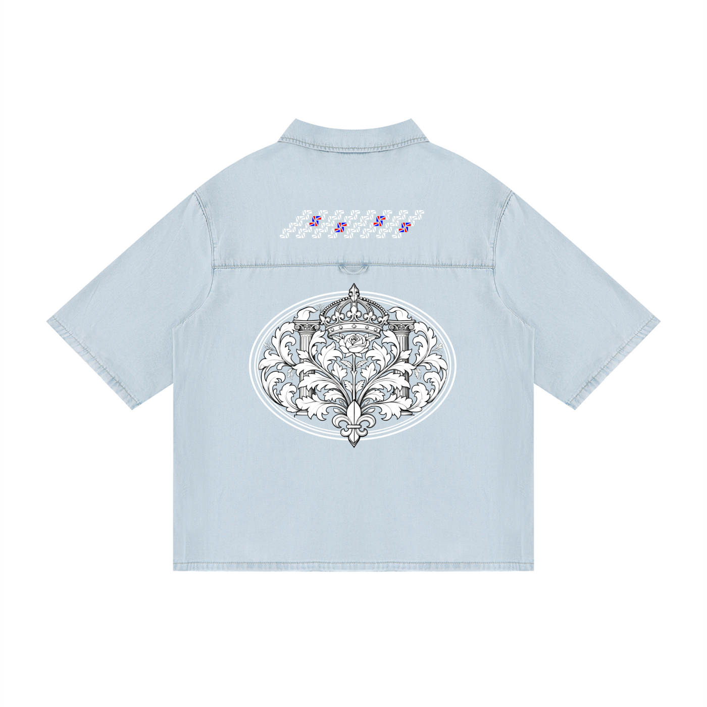 Unisex Vintage Wash Drop Shoulder Lyocell Shirt
