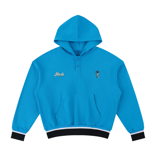 Unisex Oversized Color Block Boxy Hoodie