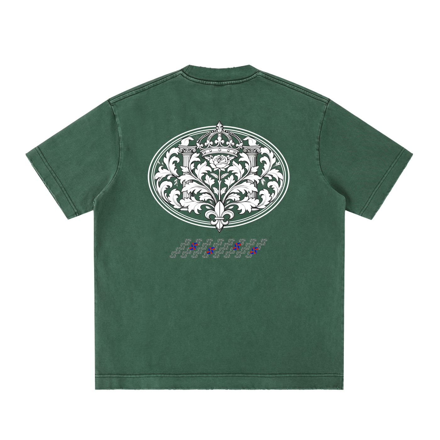 Heavyweight Vintage Washed Frayed T-Shirt