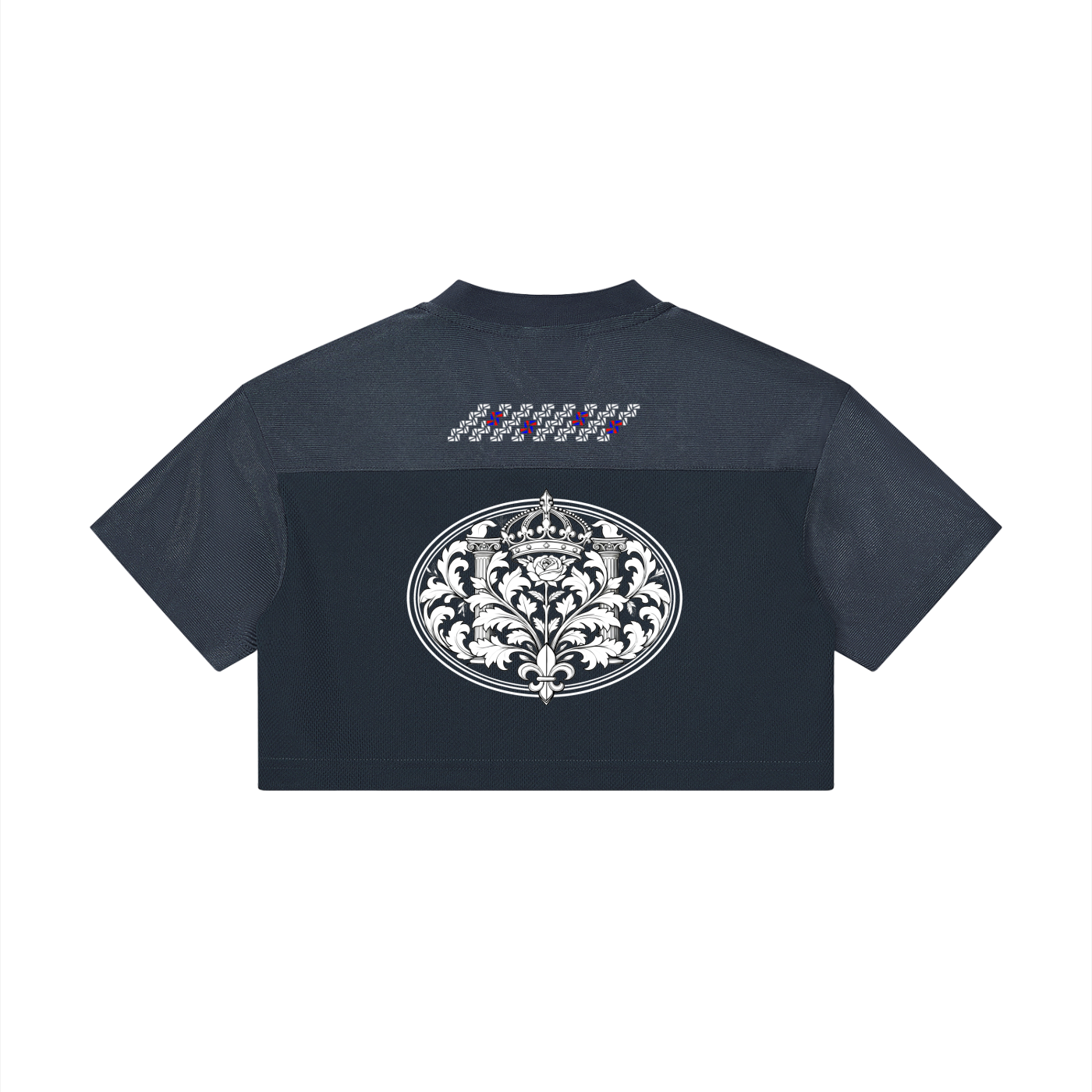 Women’s Cropped Paneled V-Neck Jersey