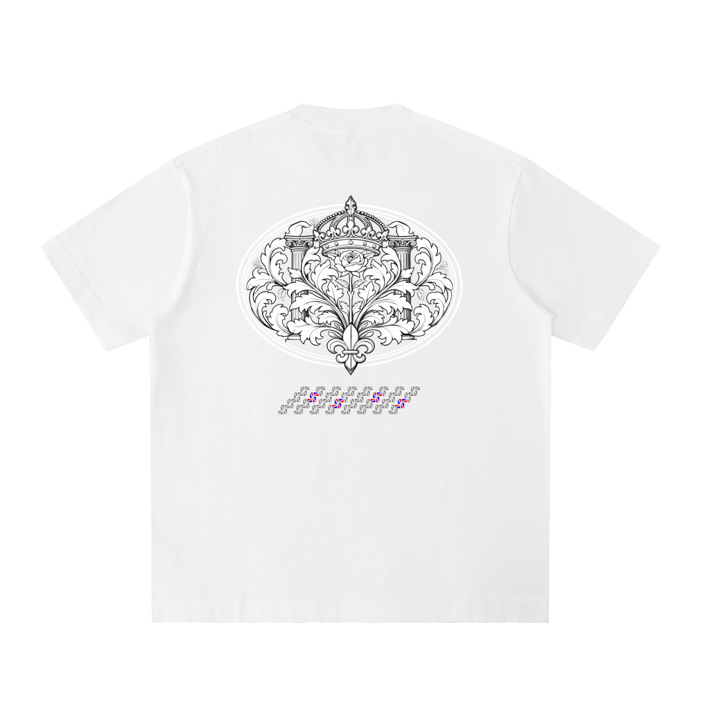 Heavyweight Vintage Washed Frayed T-Shirt