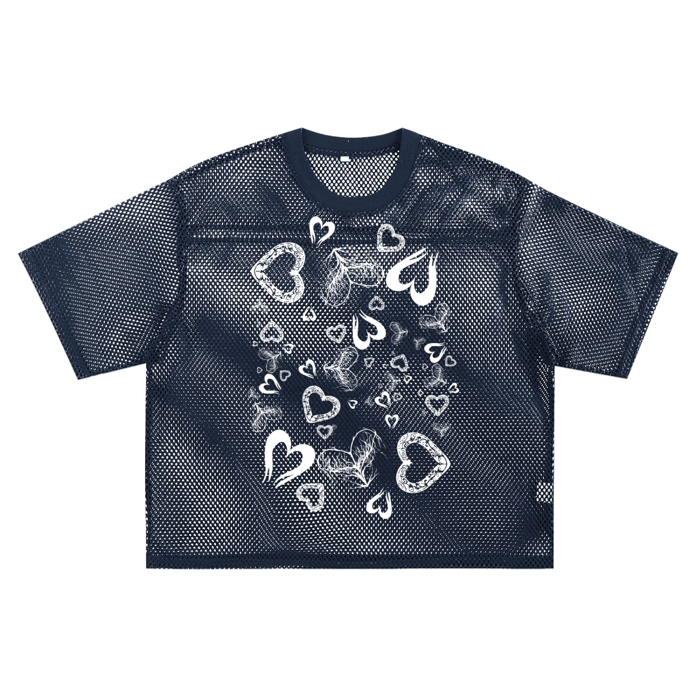 Shades See-through Boxy Net T-Shirt