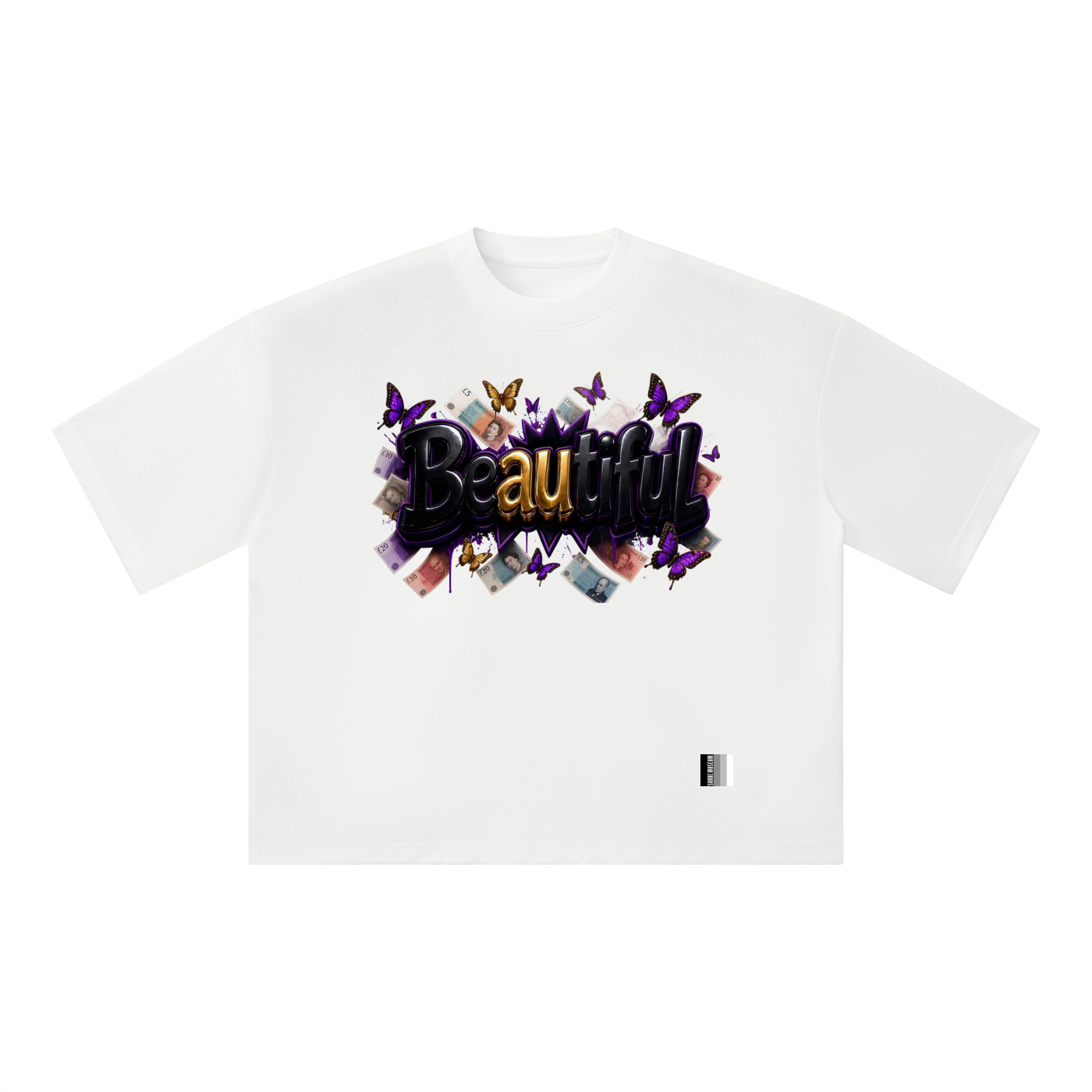 Unisex Boxy Mesh Crewneck T-Shirt