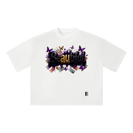 Unisex Boxy Mesh Crewneck T-Shirt