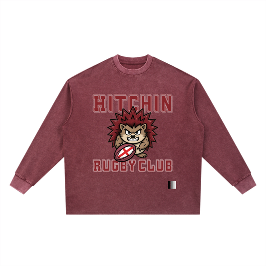 Mineral Wash Waffle Oversized T-Shirt