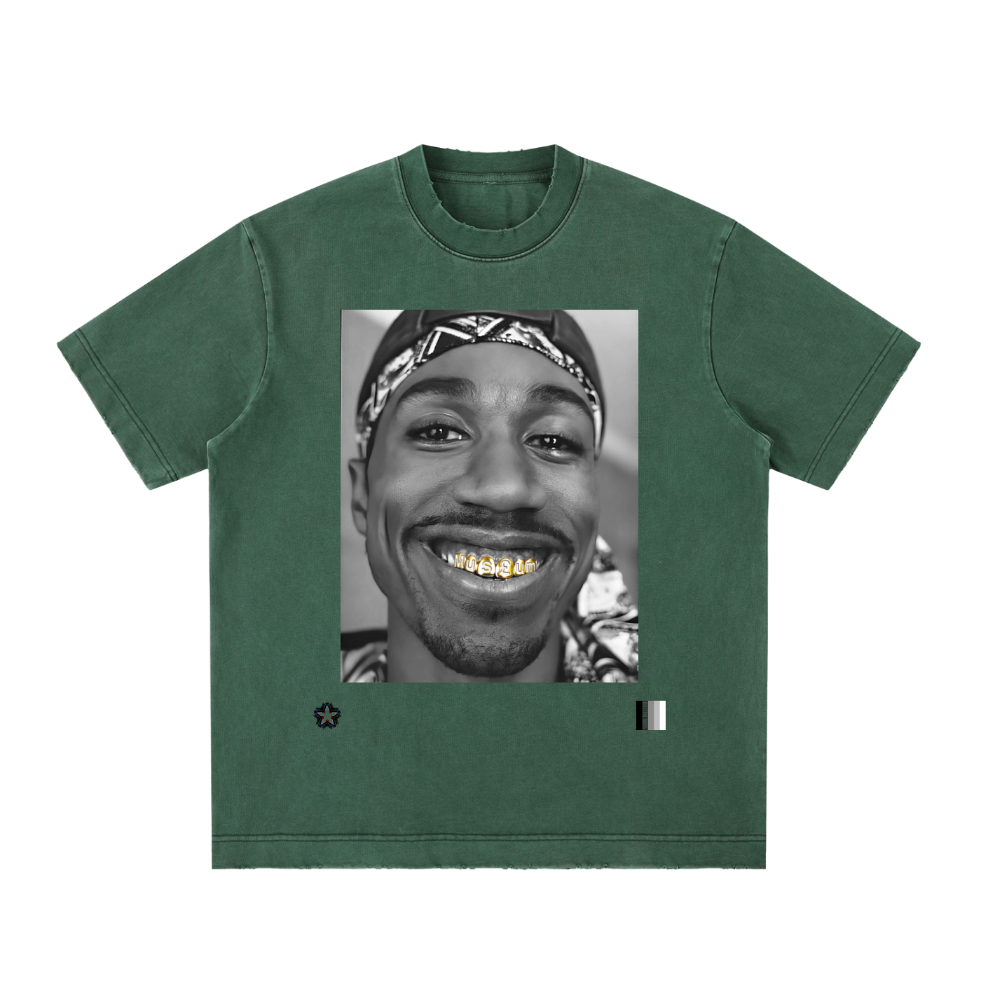 Heavyweight Vintage Washed Frayed T-Shirt