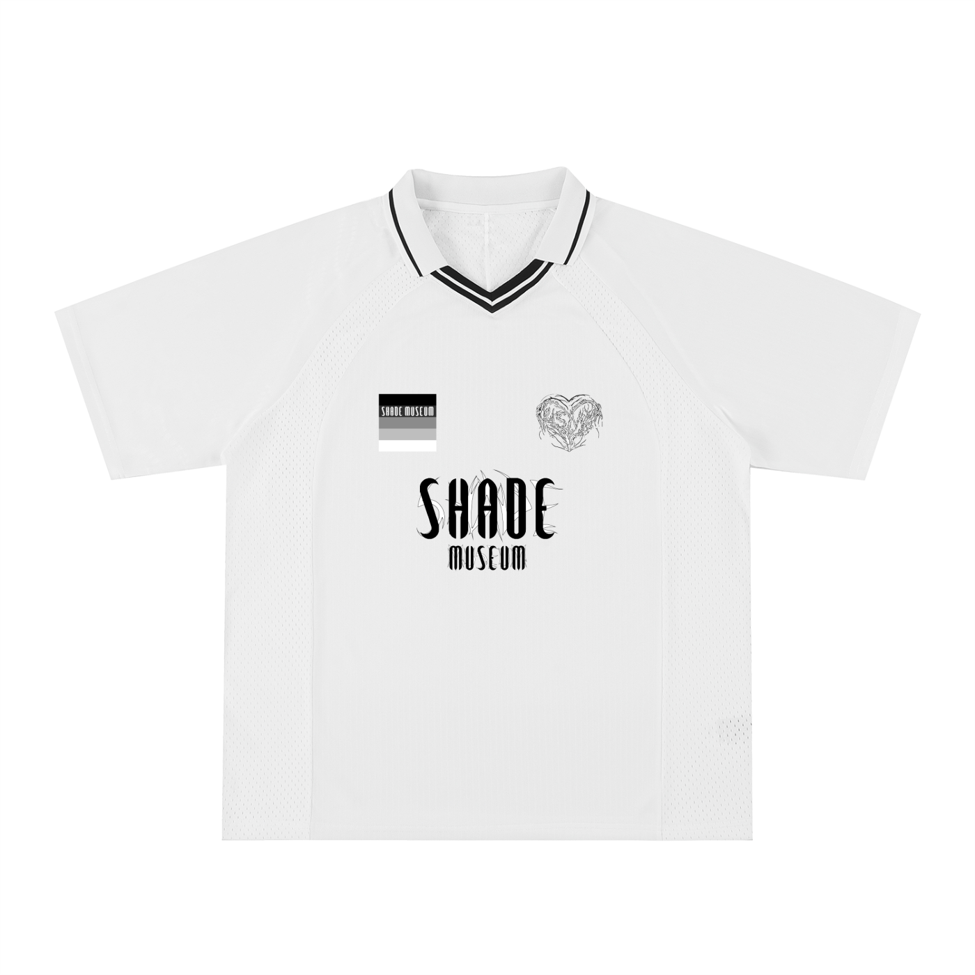 Striped V-Neck Soccer Jersey