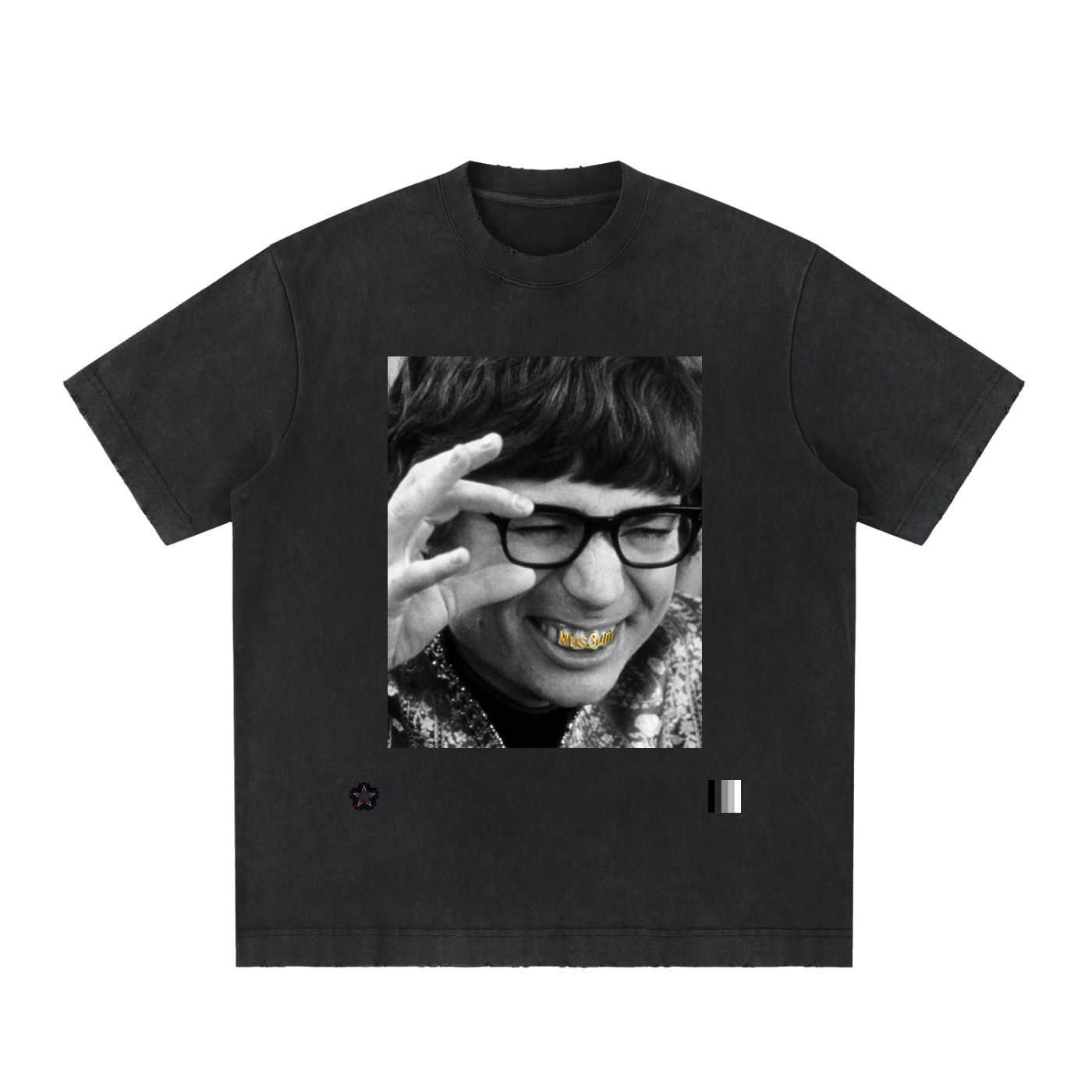 Heavyweight Vintage Washed Frayed T-Shirt