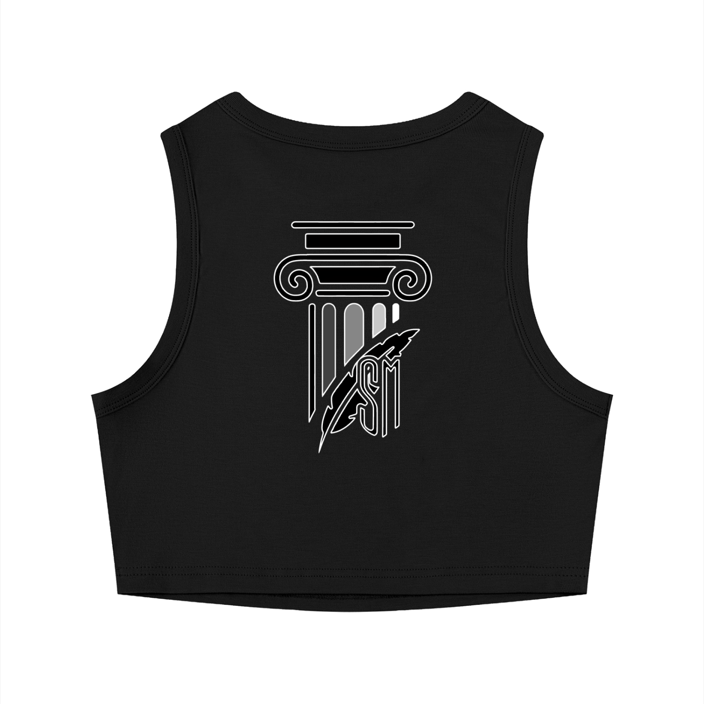 Women's Tight Crewneck Crop Tank Top