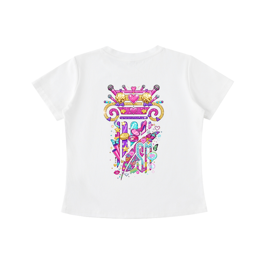 Pop-Star Vintage Wash Slim Fit T-shirt