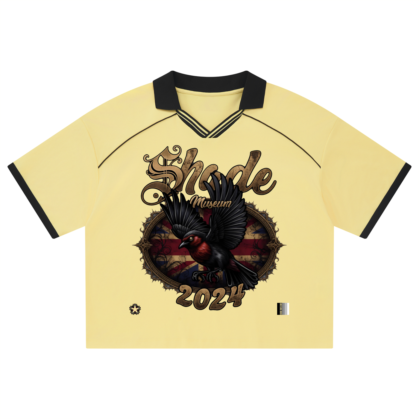 Unisex Collared Piping Boxy Soccer Jersey