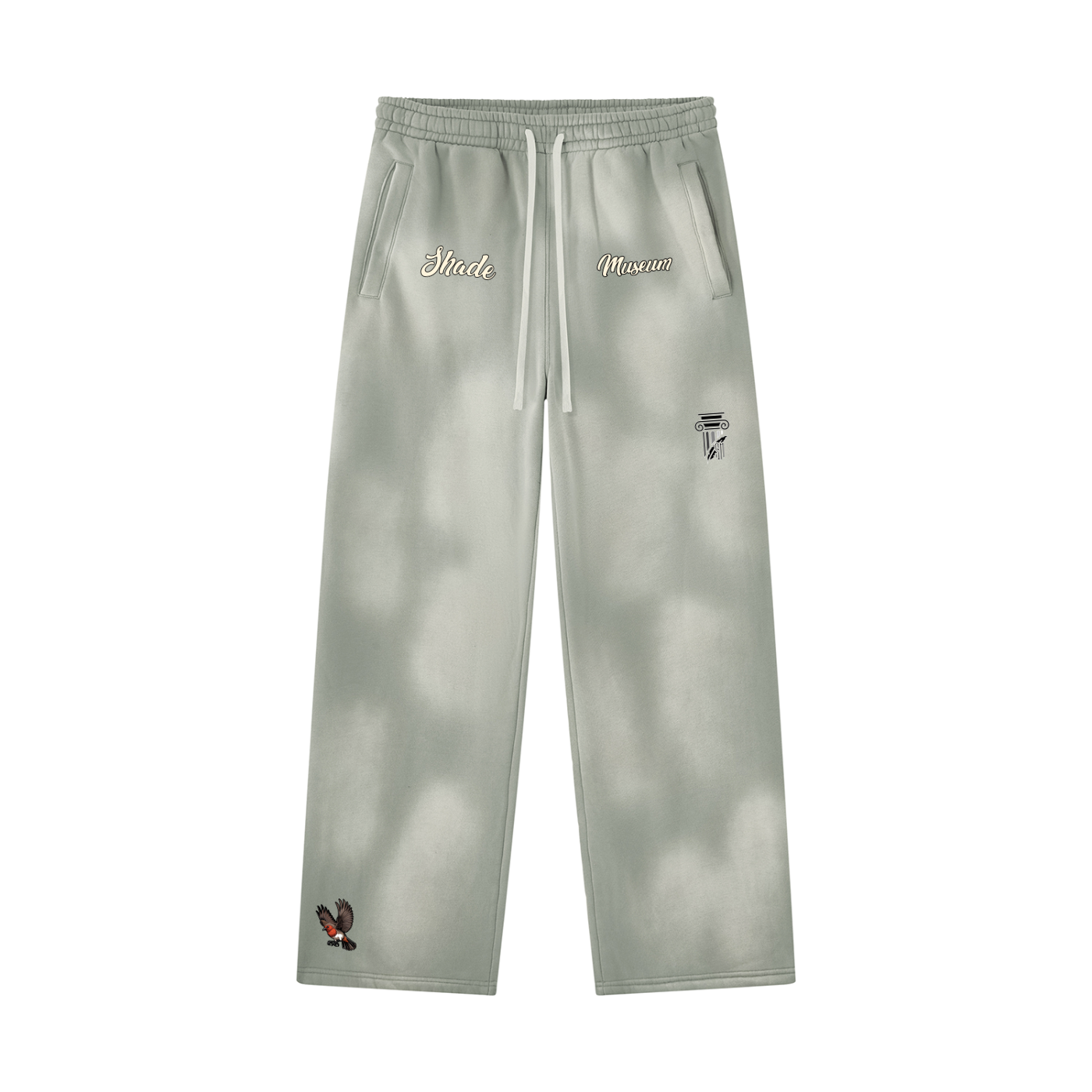 Unisex Sunfade Wide Leg Fleece Sweatpants