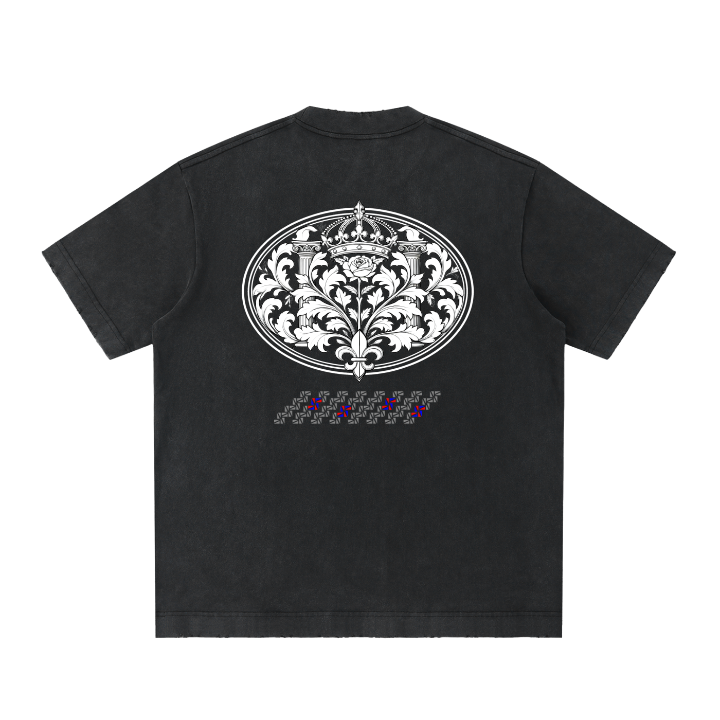 Heavyweight Vintage Washed Frayed T-Shirt