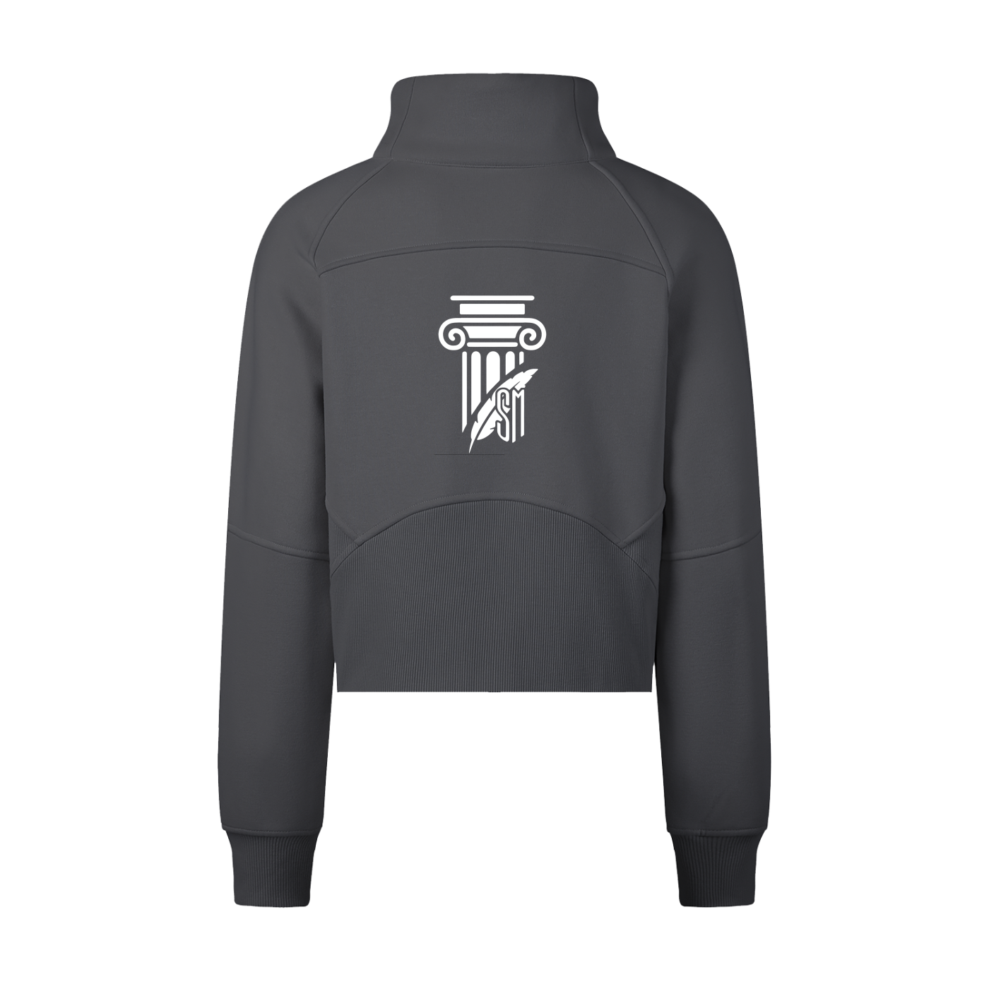 Shades Cropped Half-Zip Sweatshirt