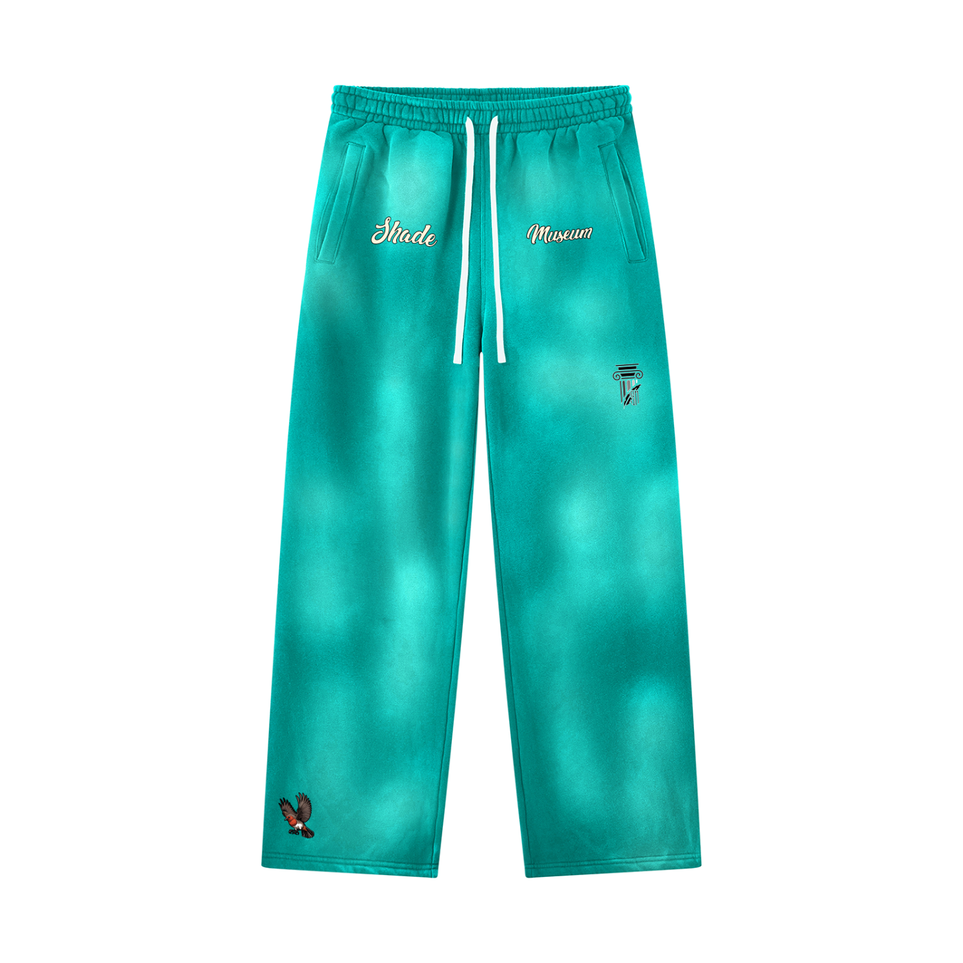 Unisex Sunfade Wide Leg Fleece Sweatpants