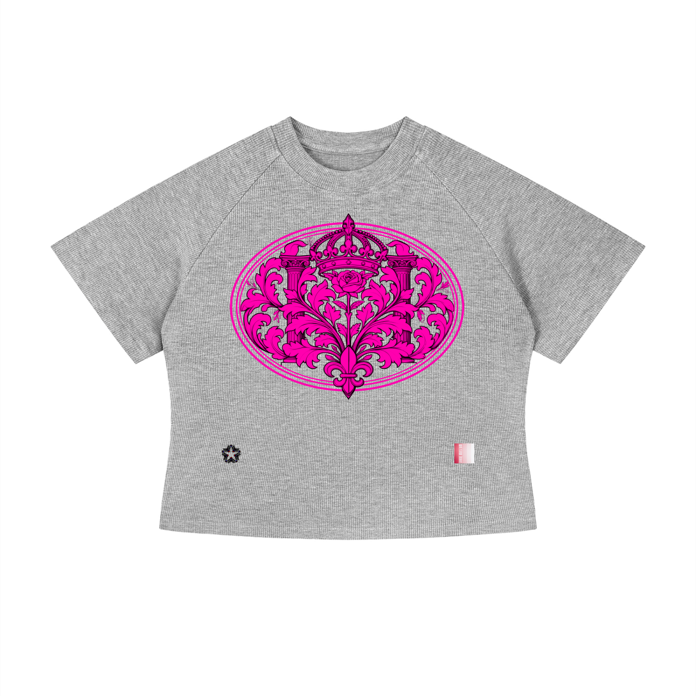Women's Mineral Wash Crop T-Shirt