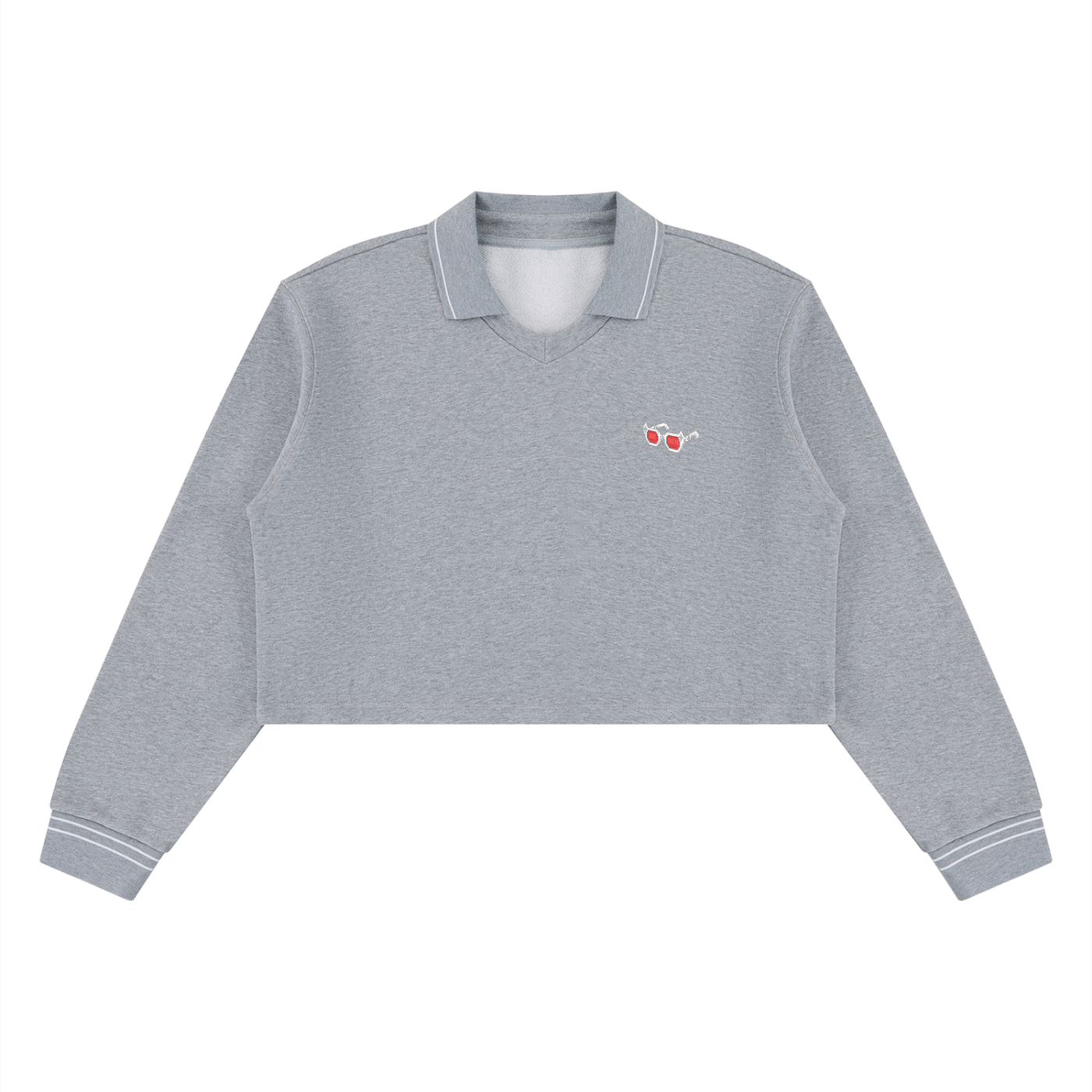 Women’s Crop Collared Sweatshirt
