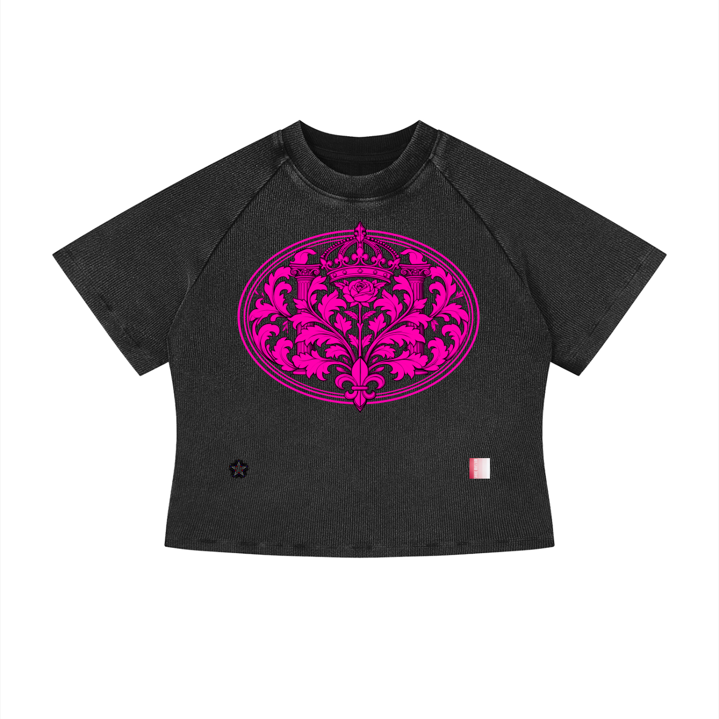 Women's Mineral Wash Crop T-Shirt