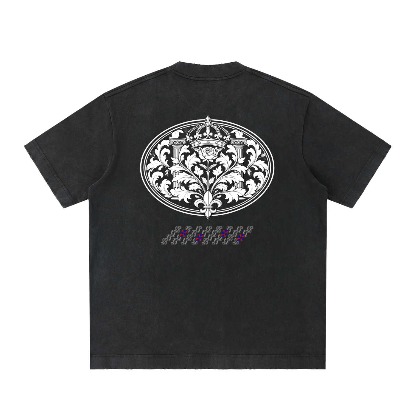Heavyweight Vintage Washed Frayed T-Shirt