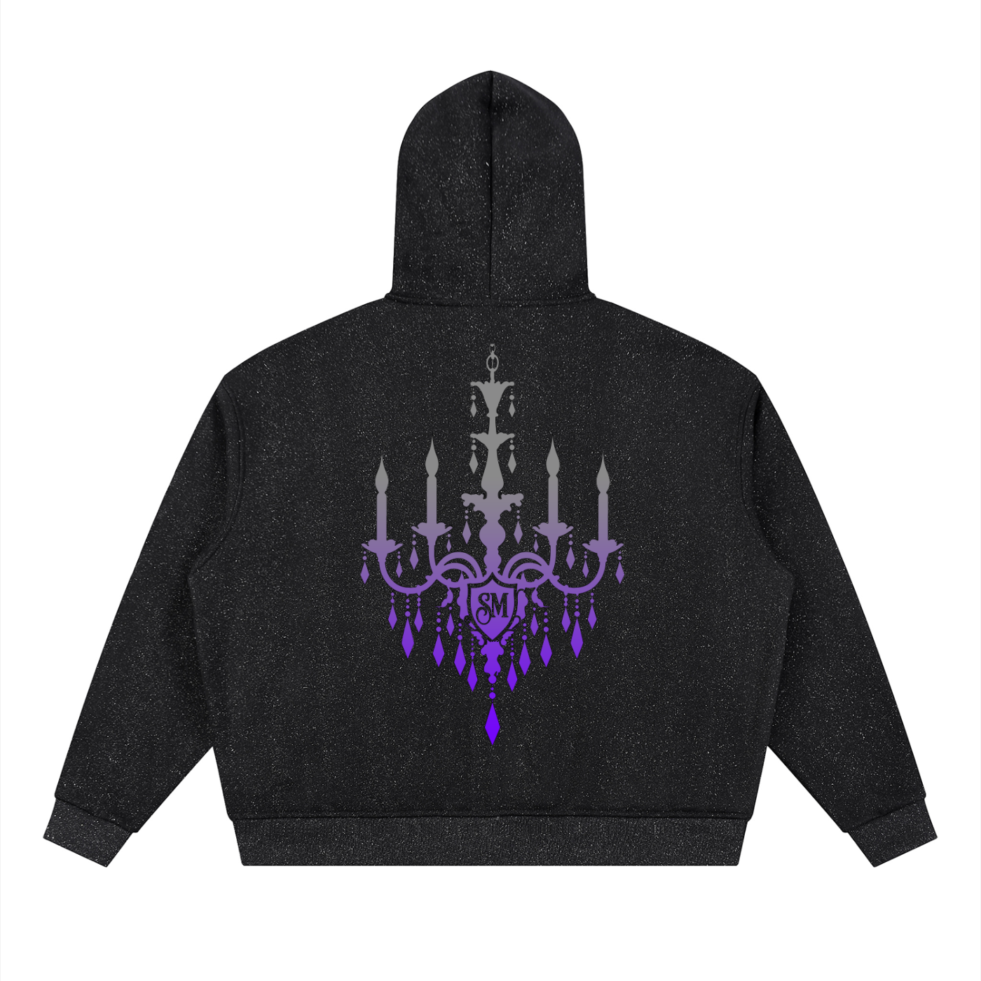 Unisex Sparkles Full Zip Boxy Hoodie
