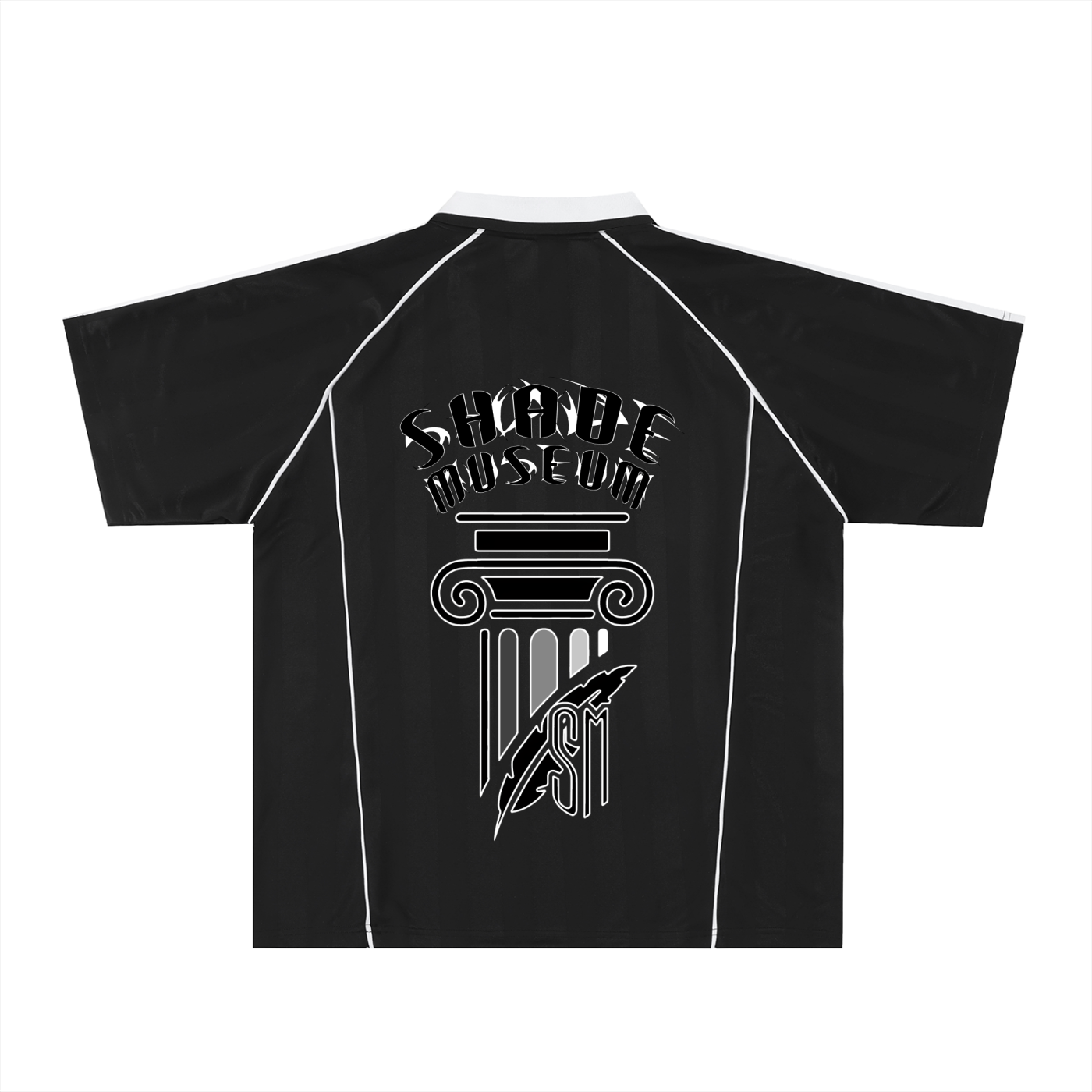 Shadow Stripe Collared Soccer Jersey