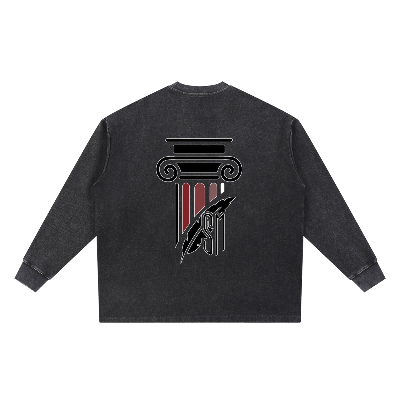 Mineral Wash Waffle Oversized T-Shirt