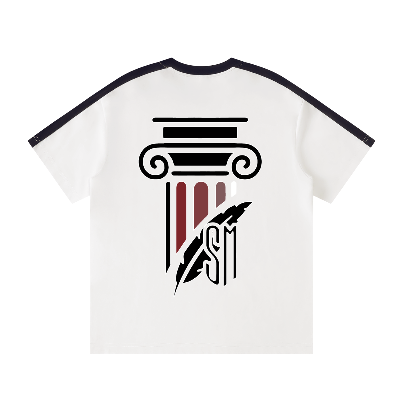 The Shires Unisex Colorblock Striped T-Shirt