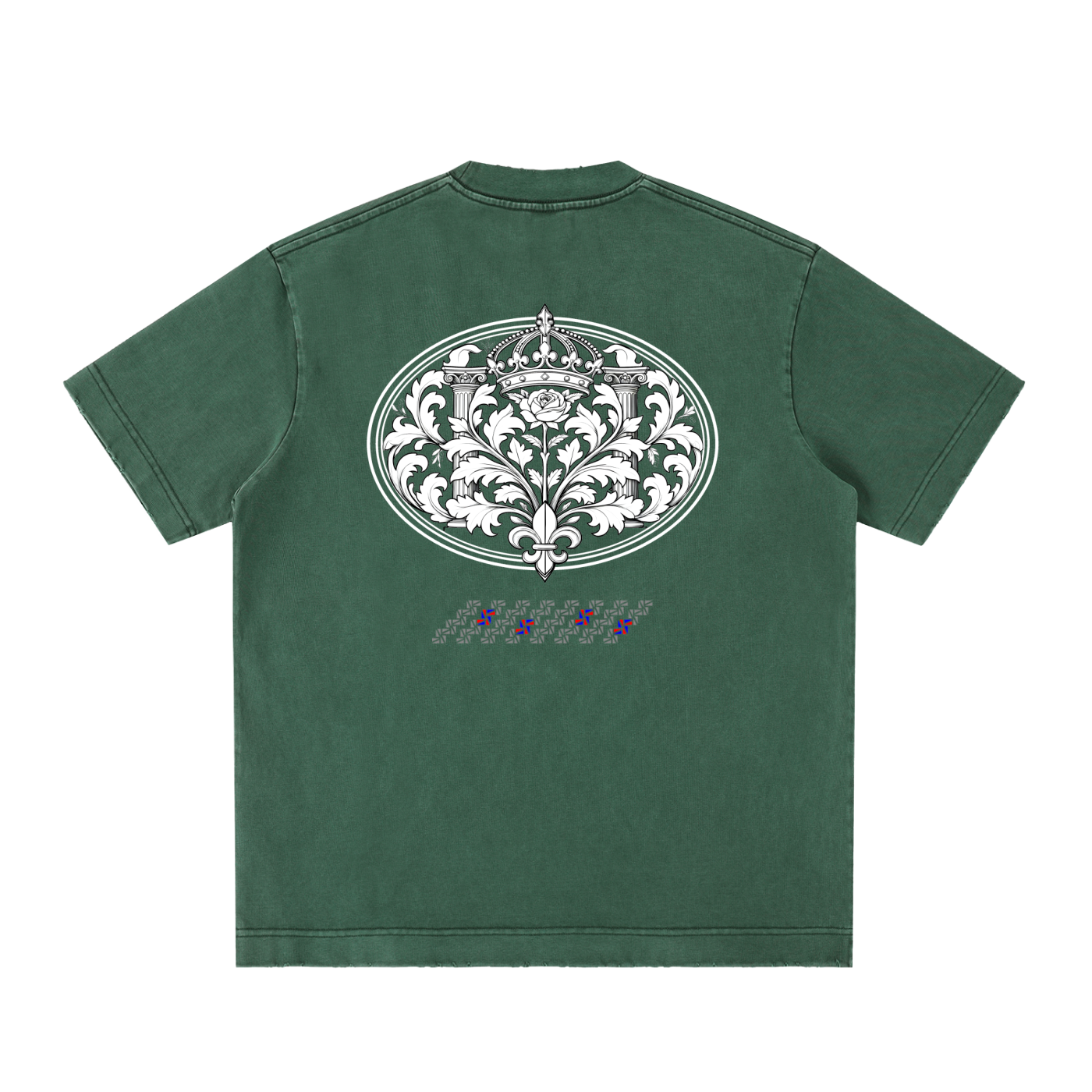 Heavyweight Vintage Washed Frayed T-Shirt