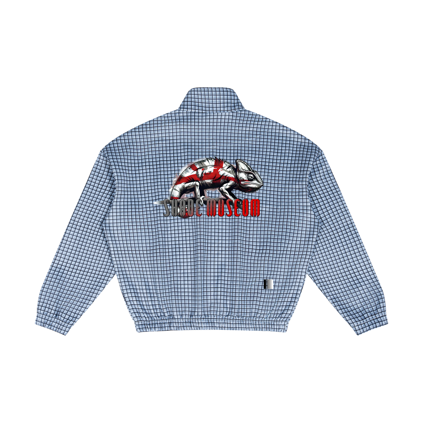 Unisex Plaid Quarter-Zip Sweatshirt