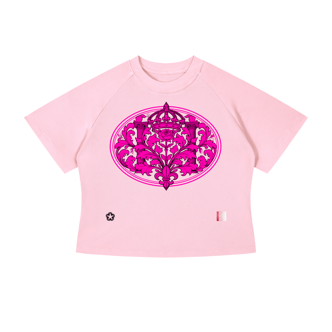 Women's Mineral Wash Crop T-Shirt