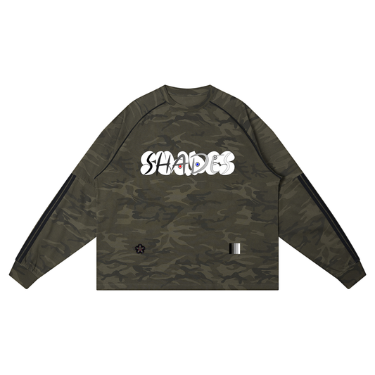 Unisex Camo Loose Long Sleeve T-Shirt