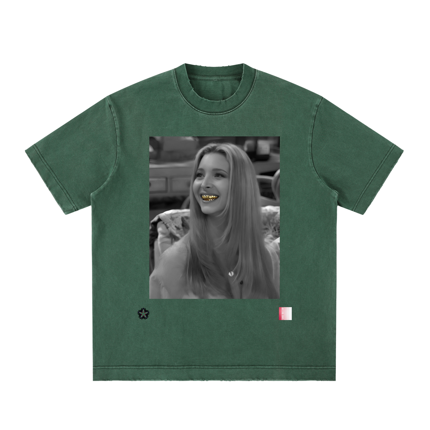 Heavyweight Vintage Washed Frayed T-Shirt