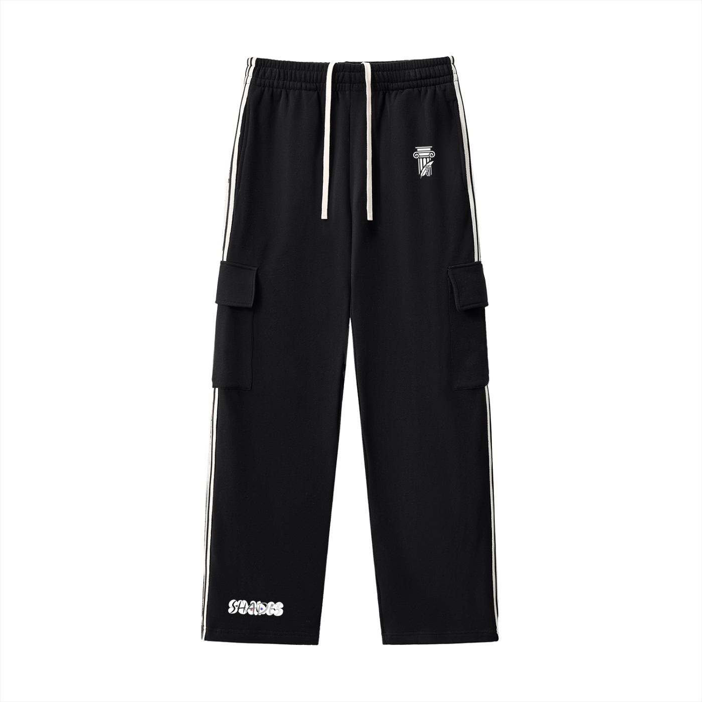 Shades Side Stripe Straight-Leg Pants