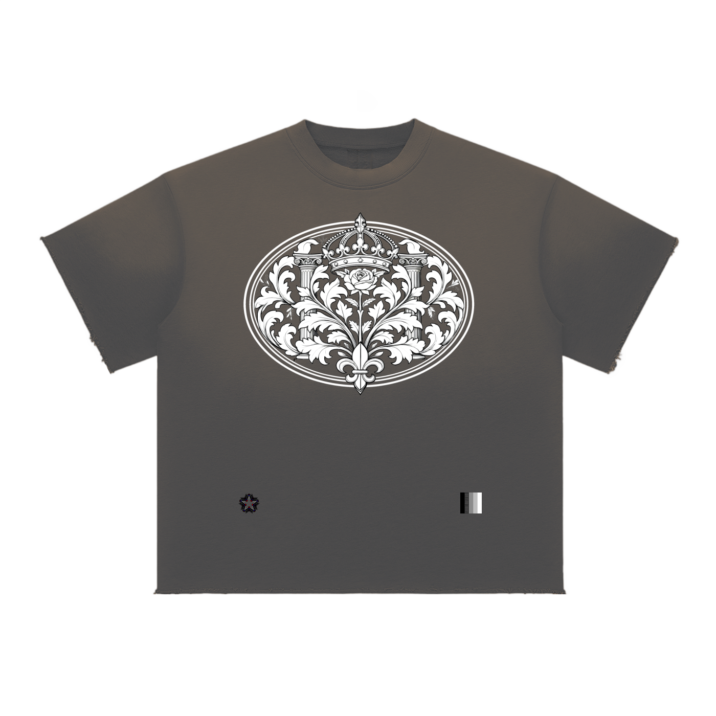 Sun Fade Raw Edge T-Shirt