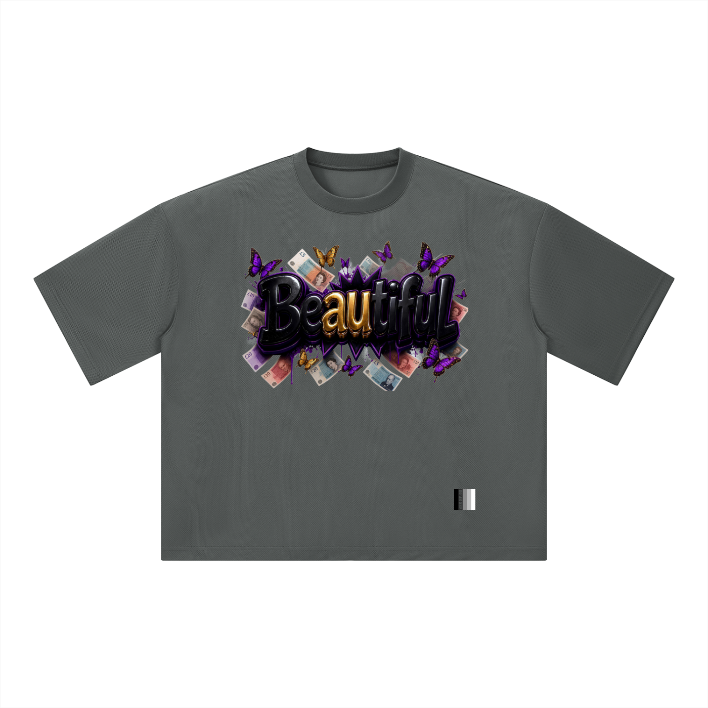 Unisex Boxy Mesh Crewneck T-Shirt