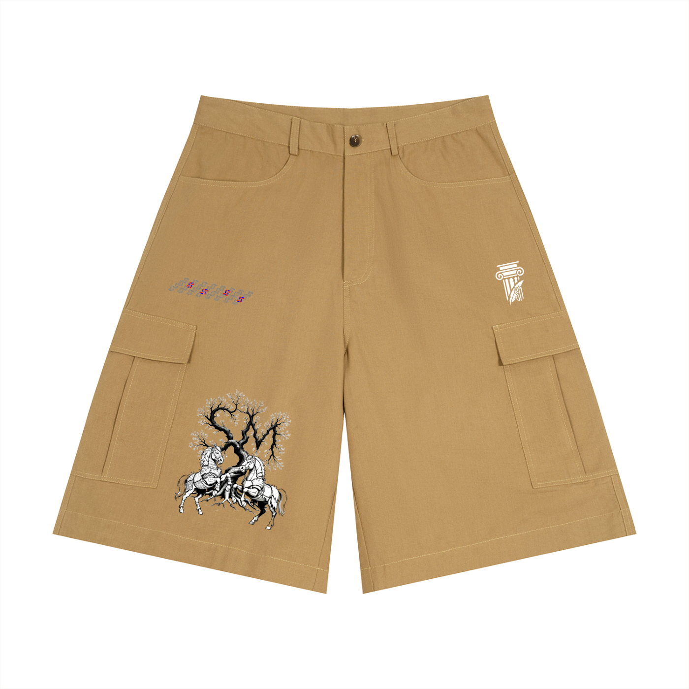 Unisex Woven Cargo Shorts