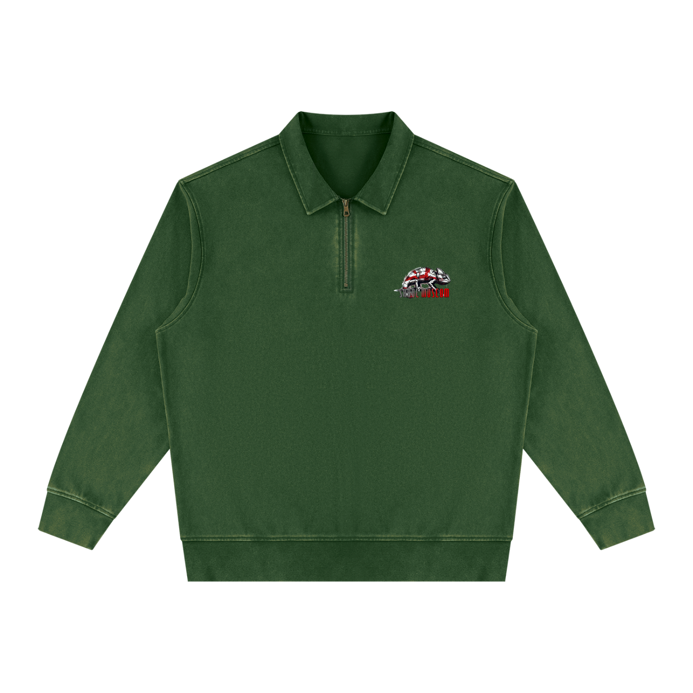 Unisex Vintage Wash Quarter-Zip Sweatshirt