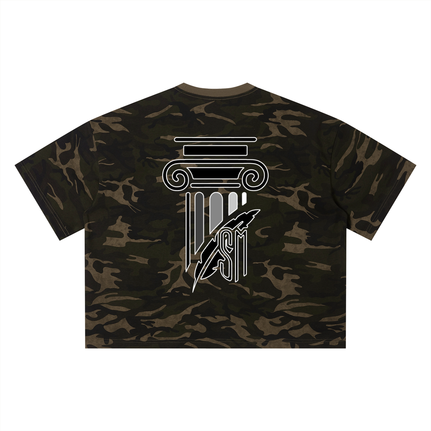 Unisex Camo Boxy T-Shirt