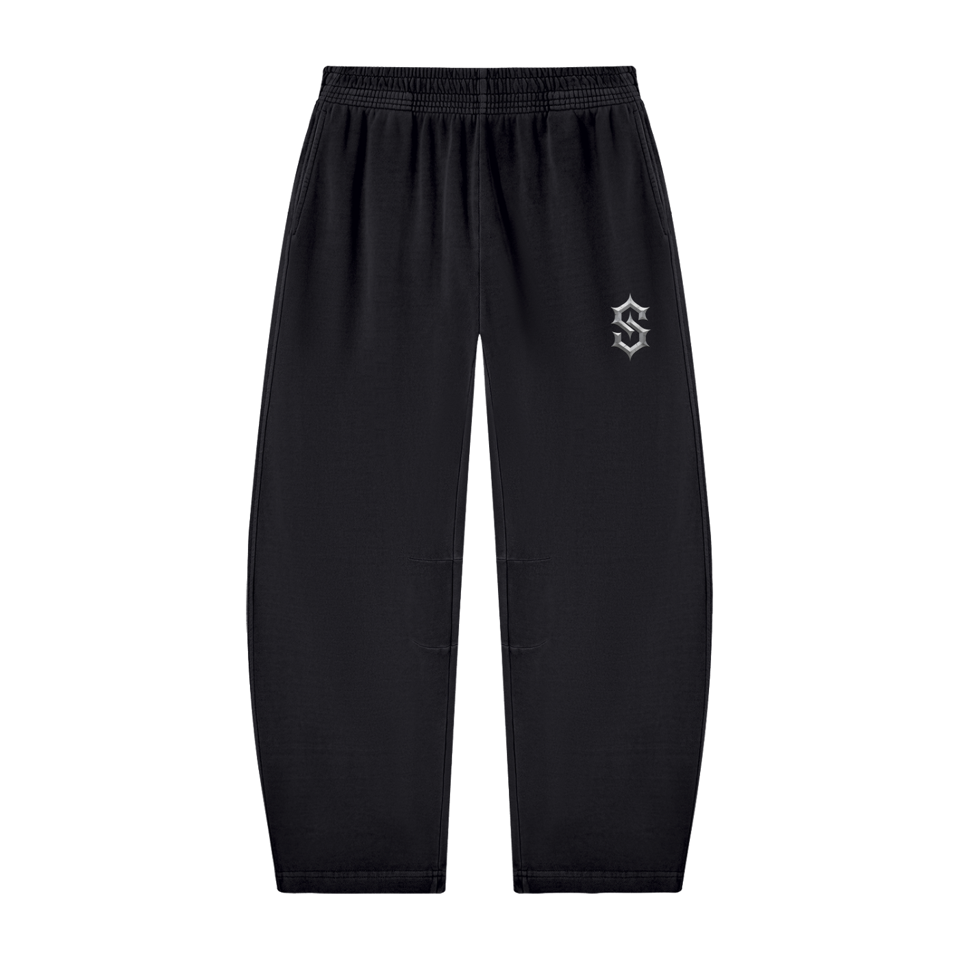 Unisex Vintage Washed Barrel Leg Sweatpants
